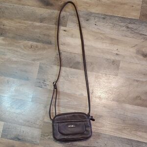 Brown Leather Crossbody Bag